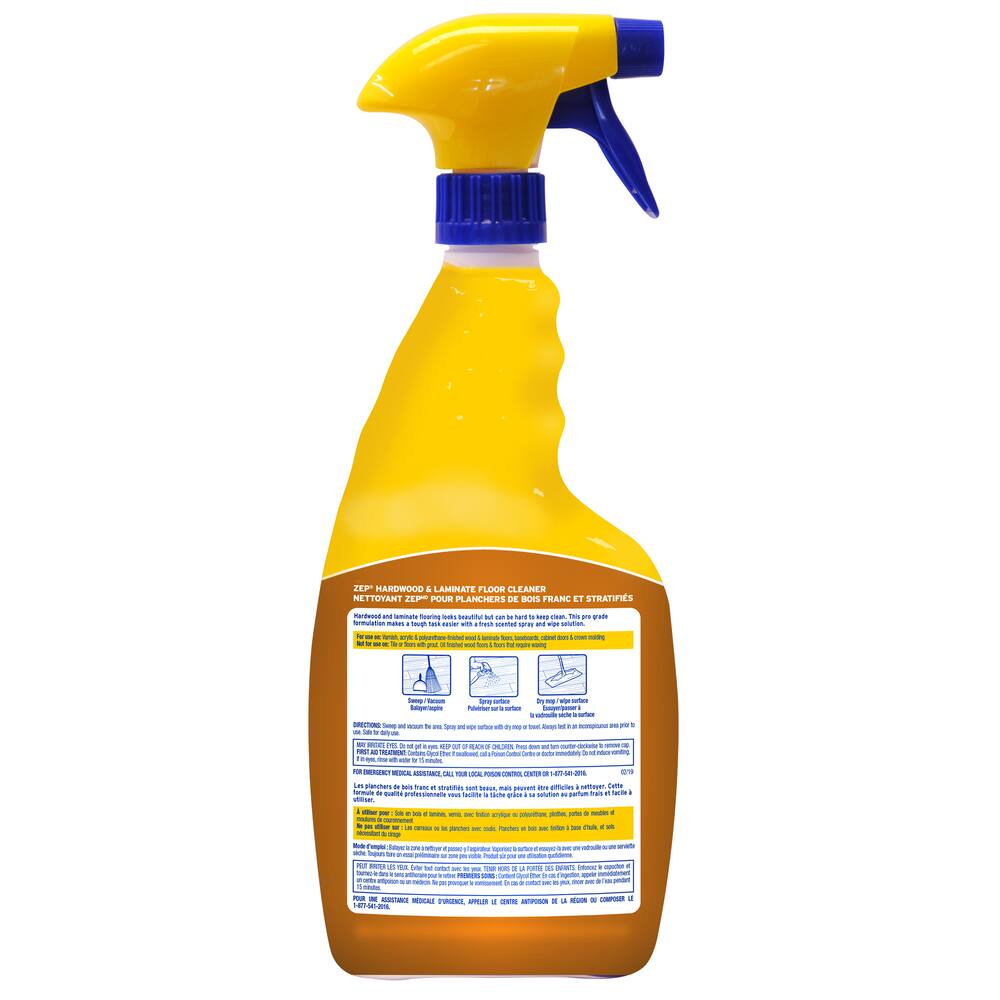 Zep Hardwood and Laminate Floor Cleaner Spray, 946-mL