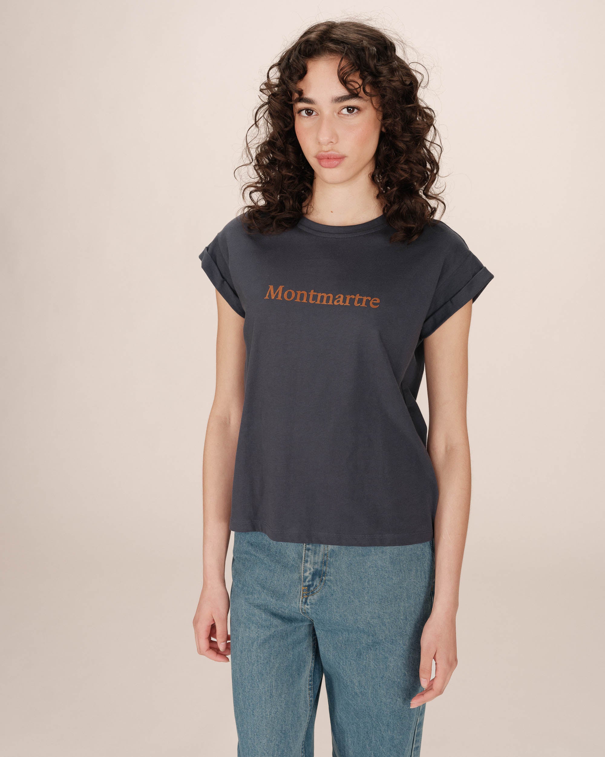 T-shirt a message marine Sorentino