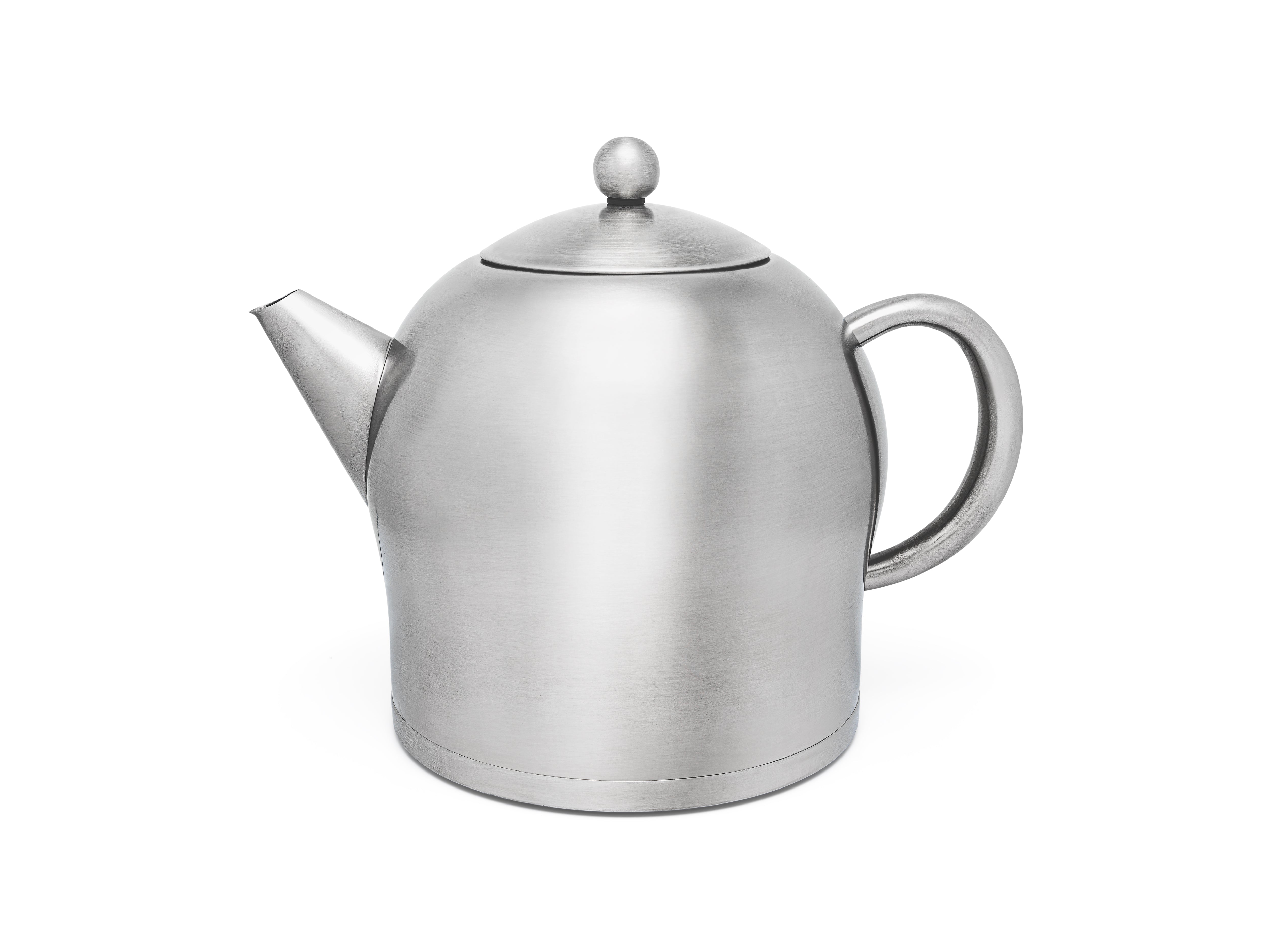 Bredemeijer - Dubbelwandige theepot Minuet Santhee - 2 liter - RVS - Mat