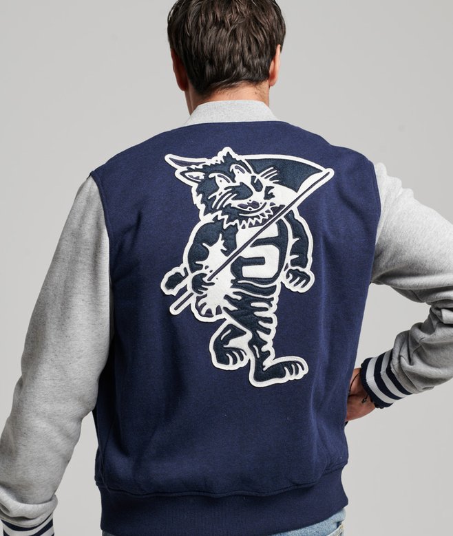 Vintage Collegiate Bomber Jacket