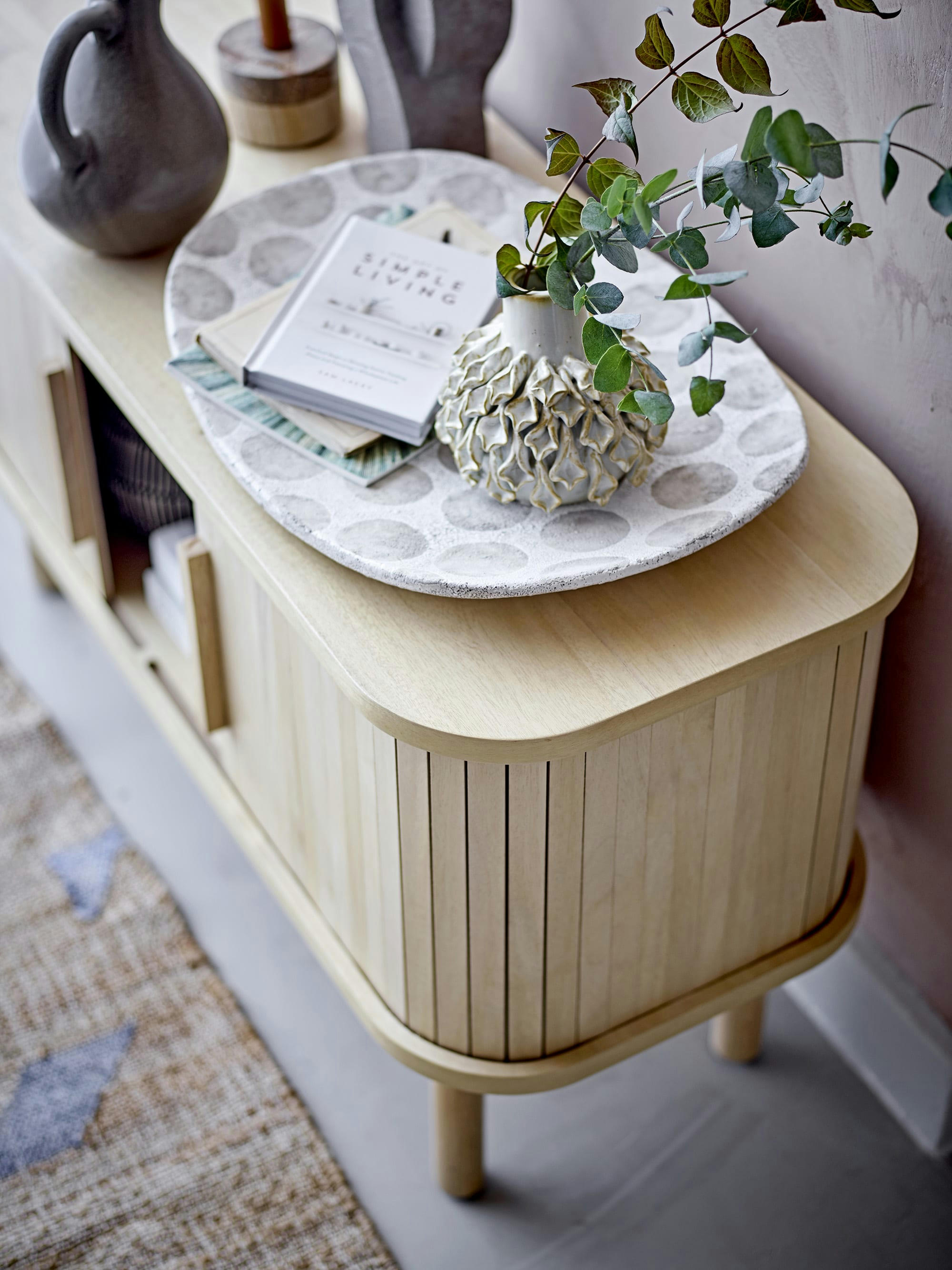 - Meuble TV en bois beige