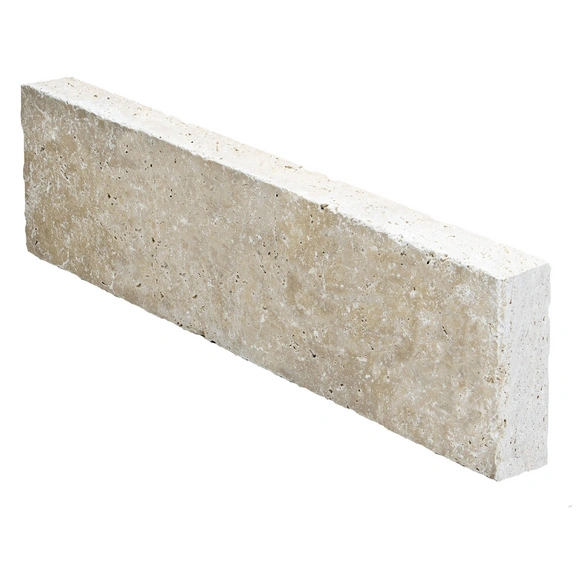 Randstein »Tosca Cream«, BxHxL: 7,5 x 35 x 100 cm, Travertin