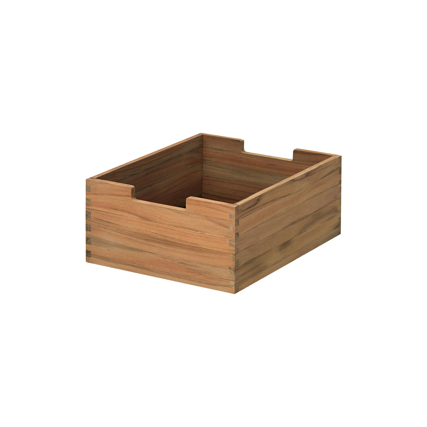 Cutter Box Low, teak