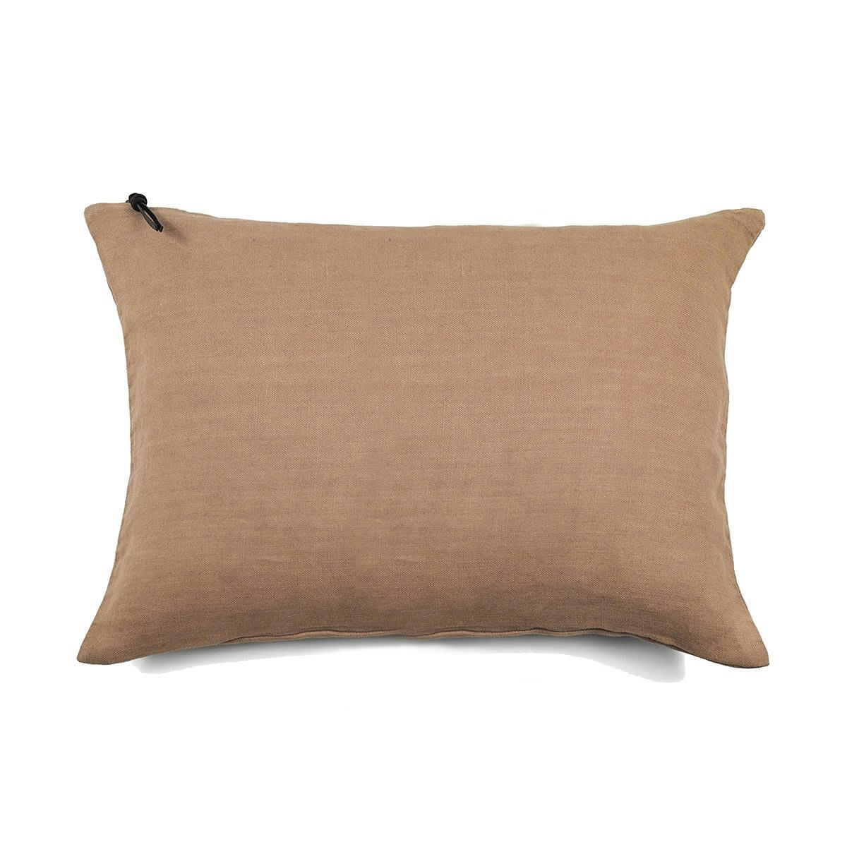 L'ESSENTIEL - Coussin Lin pur lavé Chameau Foncé 50x70