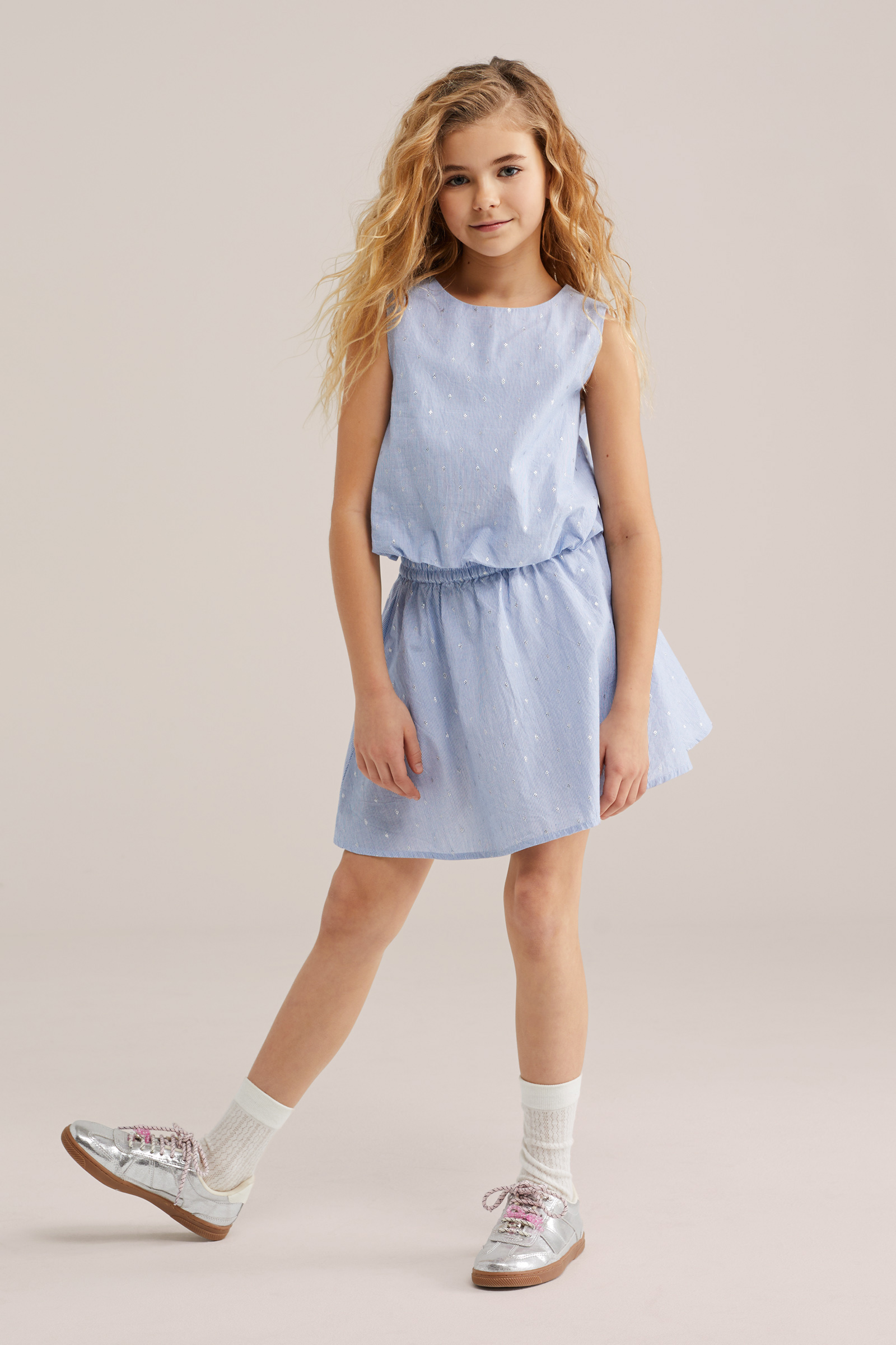 Meisjes top met glittergaren