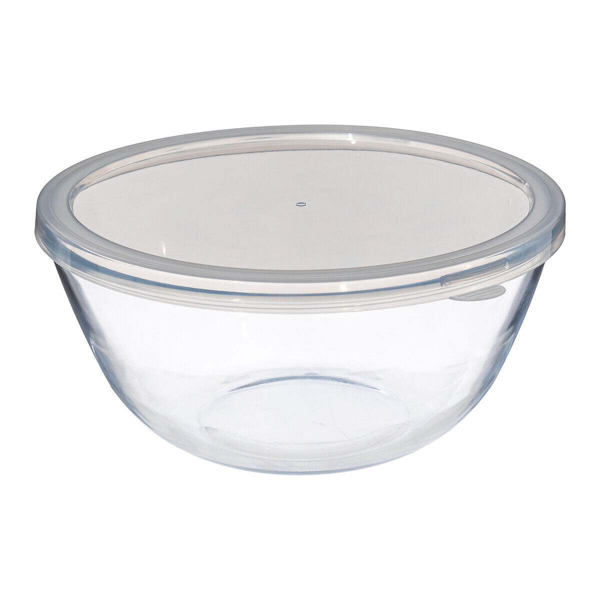 Caixa redonda de vidro com tampa 4,4l