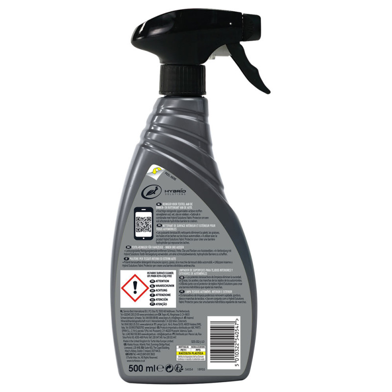 Nettoyant pour textiles Hybrid Solutions 0,5 L TURTLE WAX