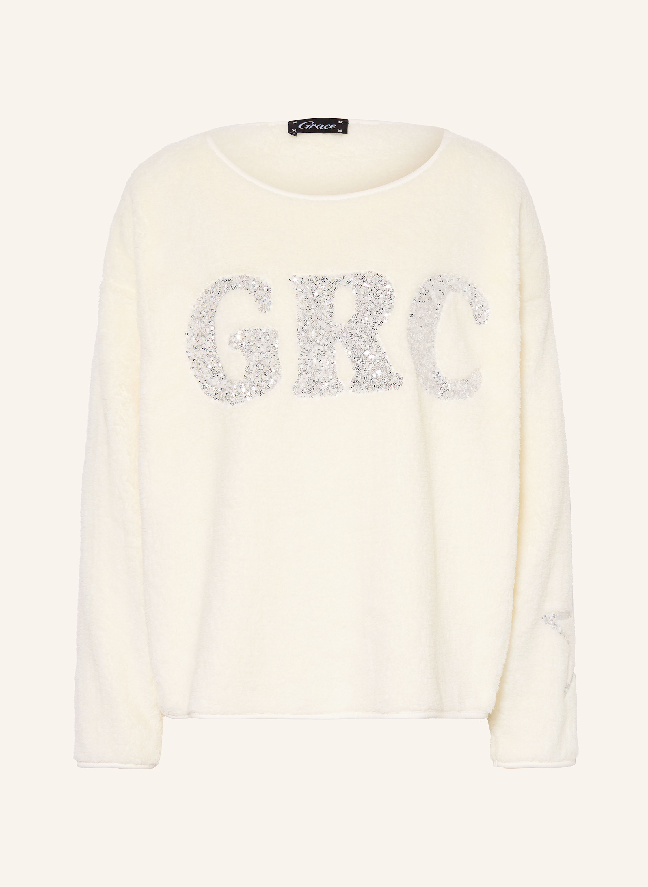 Grace Fleecepullover mit Pailletten