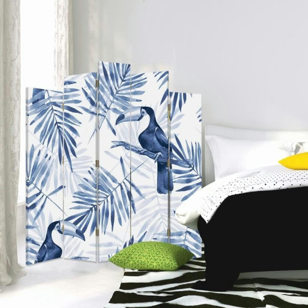 - Paravent - Cloison Birds Of Paradise cm 180x170 (5 volets)