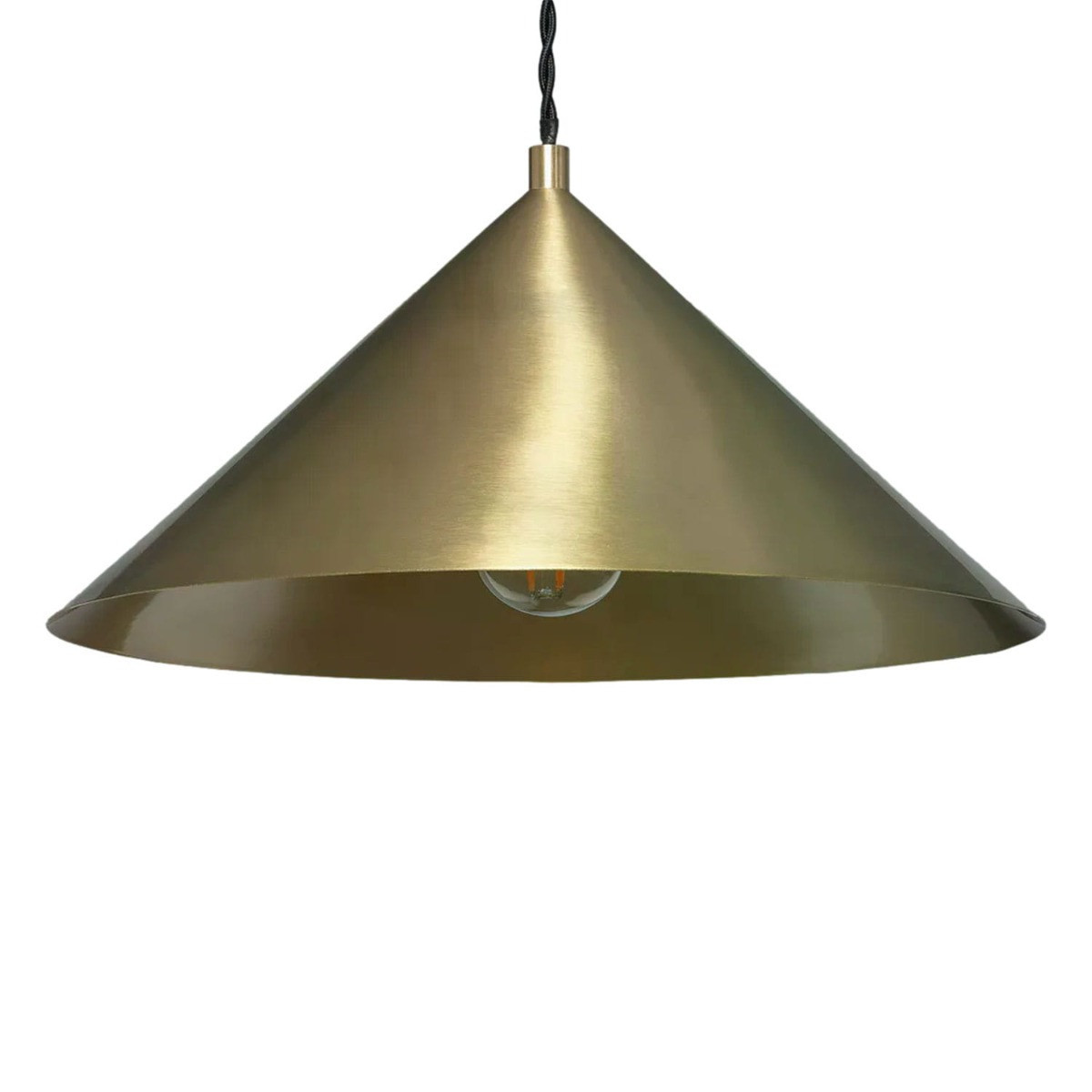 Lampa wisząca złoto-czarna Horte 1xE27x40W wym: 150x35x35 cm Abruzzo