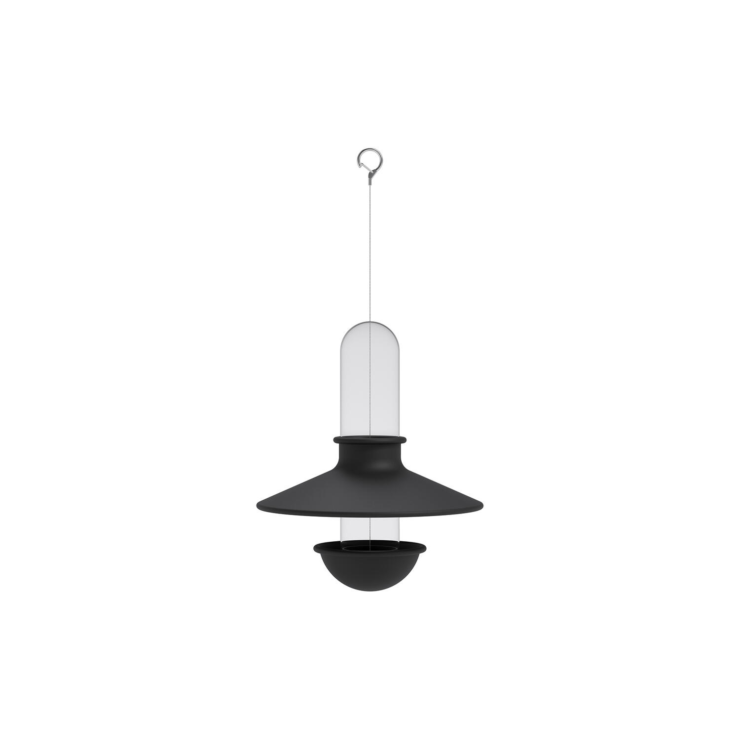 De Luxe fuglefoderautomat, black