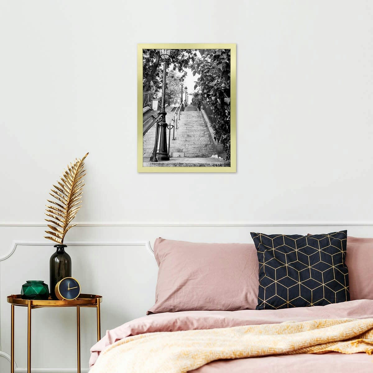 PRECIOUS - Cadre photo doré 30x40 cm résine recyclée