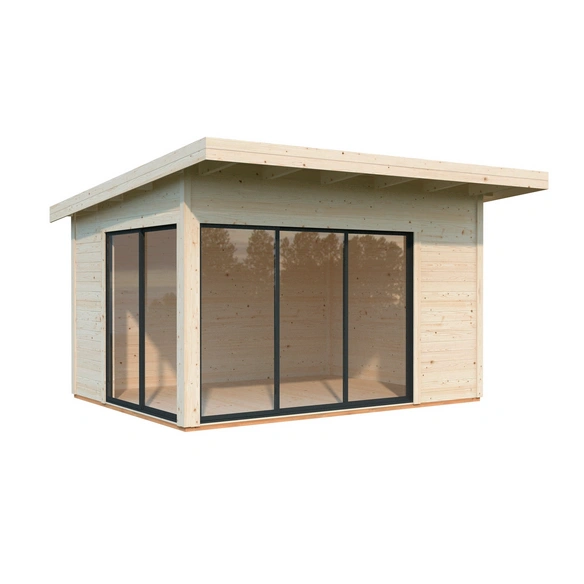 Gartenhaus »Andrea Slide«, B x H x L: 390 x 264 x 300 cm, tauchgrundiert