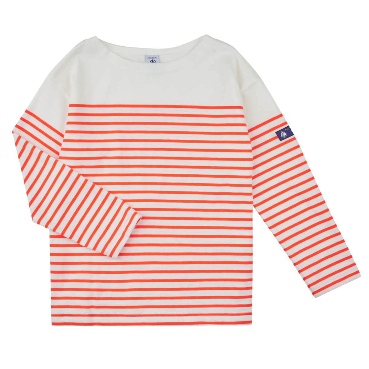 Petit Bateau - MARINIERE TS - White / Red