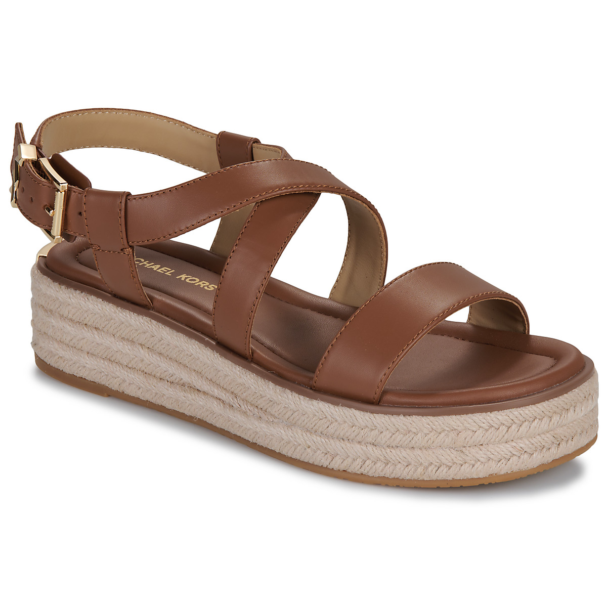 MICHAEL Michael Kors - LYNN ESPADRILLE SANDAL - Cognac