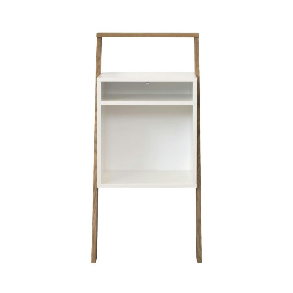 MEMO - Étagère sur pied en bois H96cm blanc
