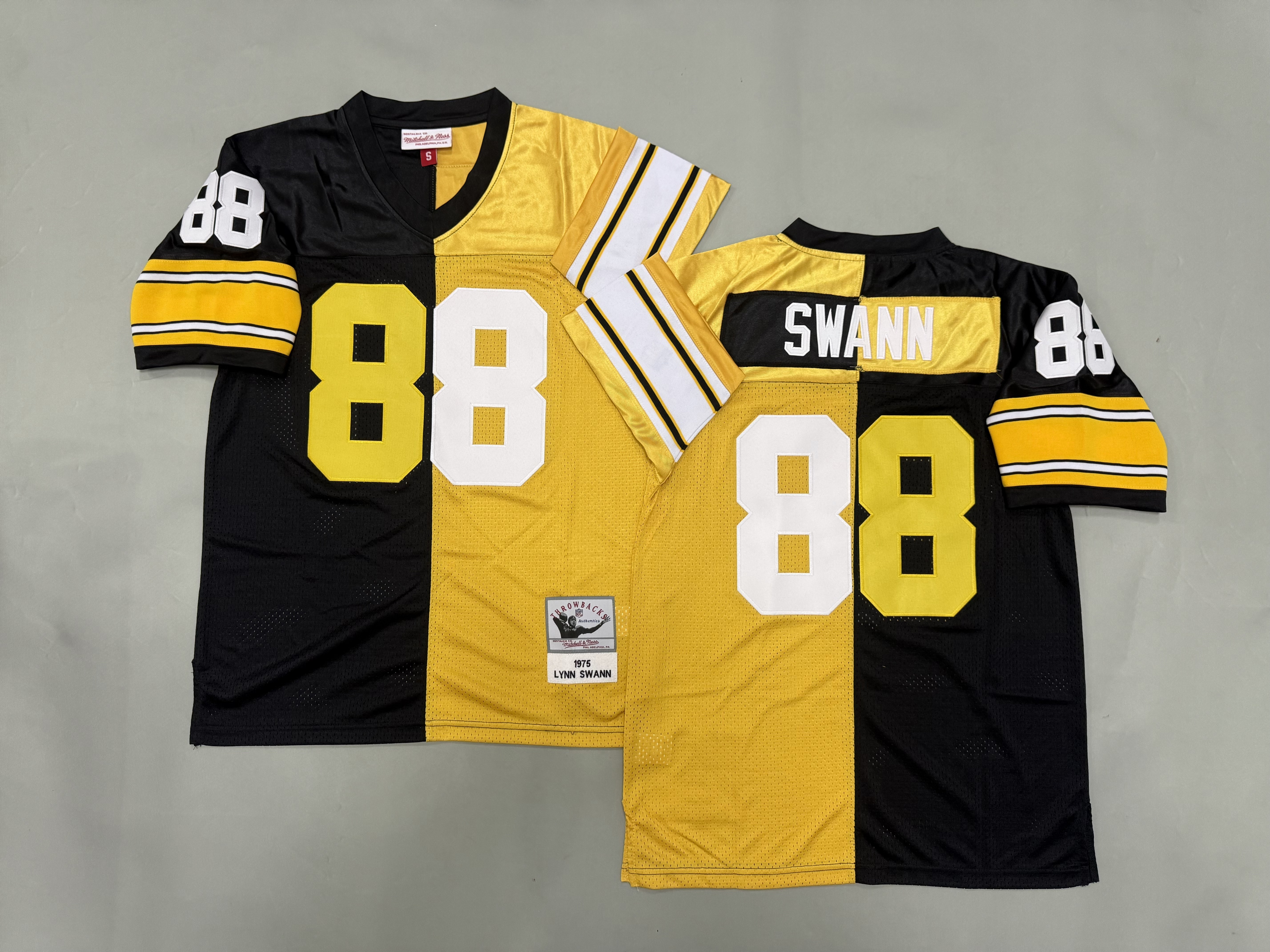 Lynn Swann Pittsburgh Steelers Authentic Split Throwback Retired Player Jersey