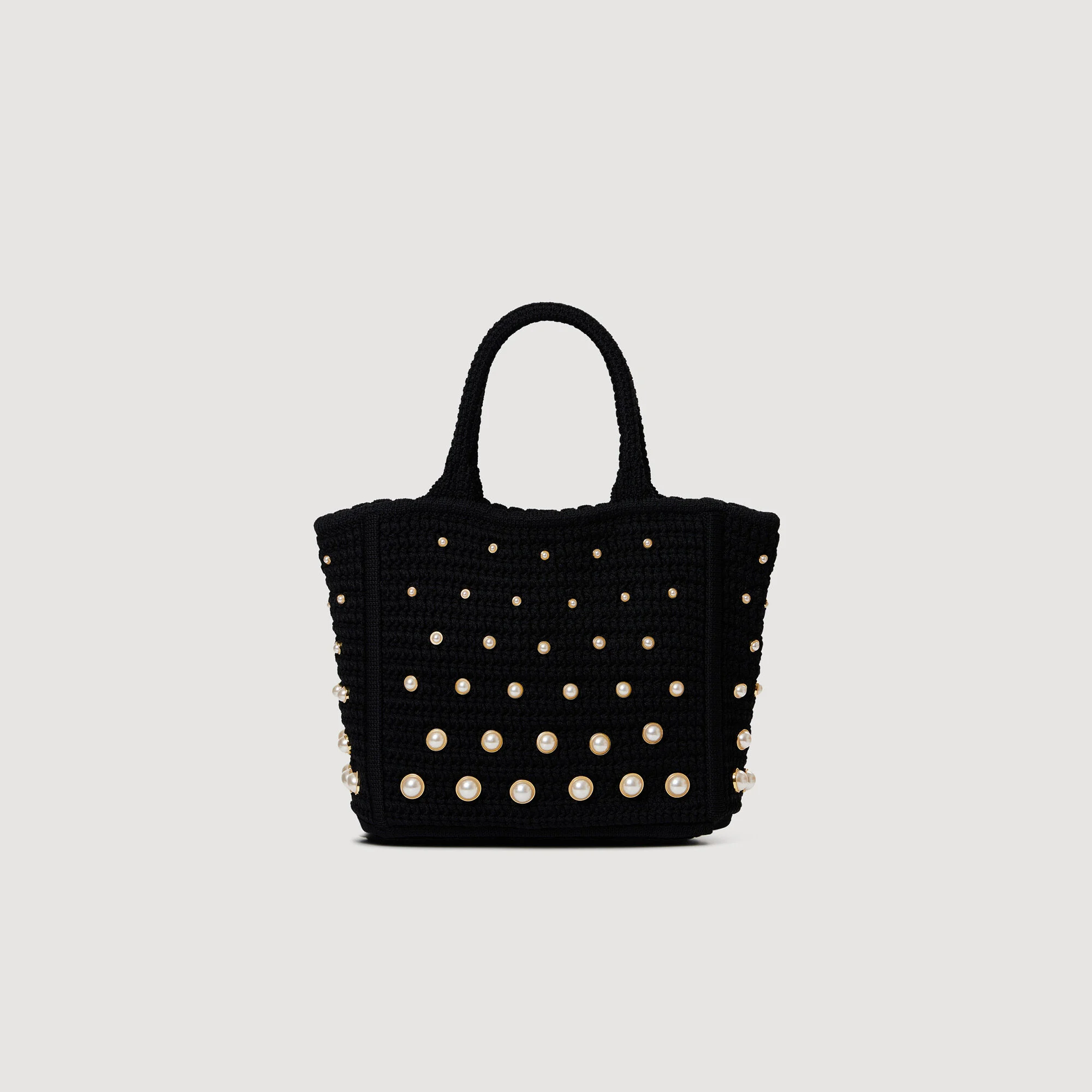 Sac en maille crochet perlée