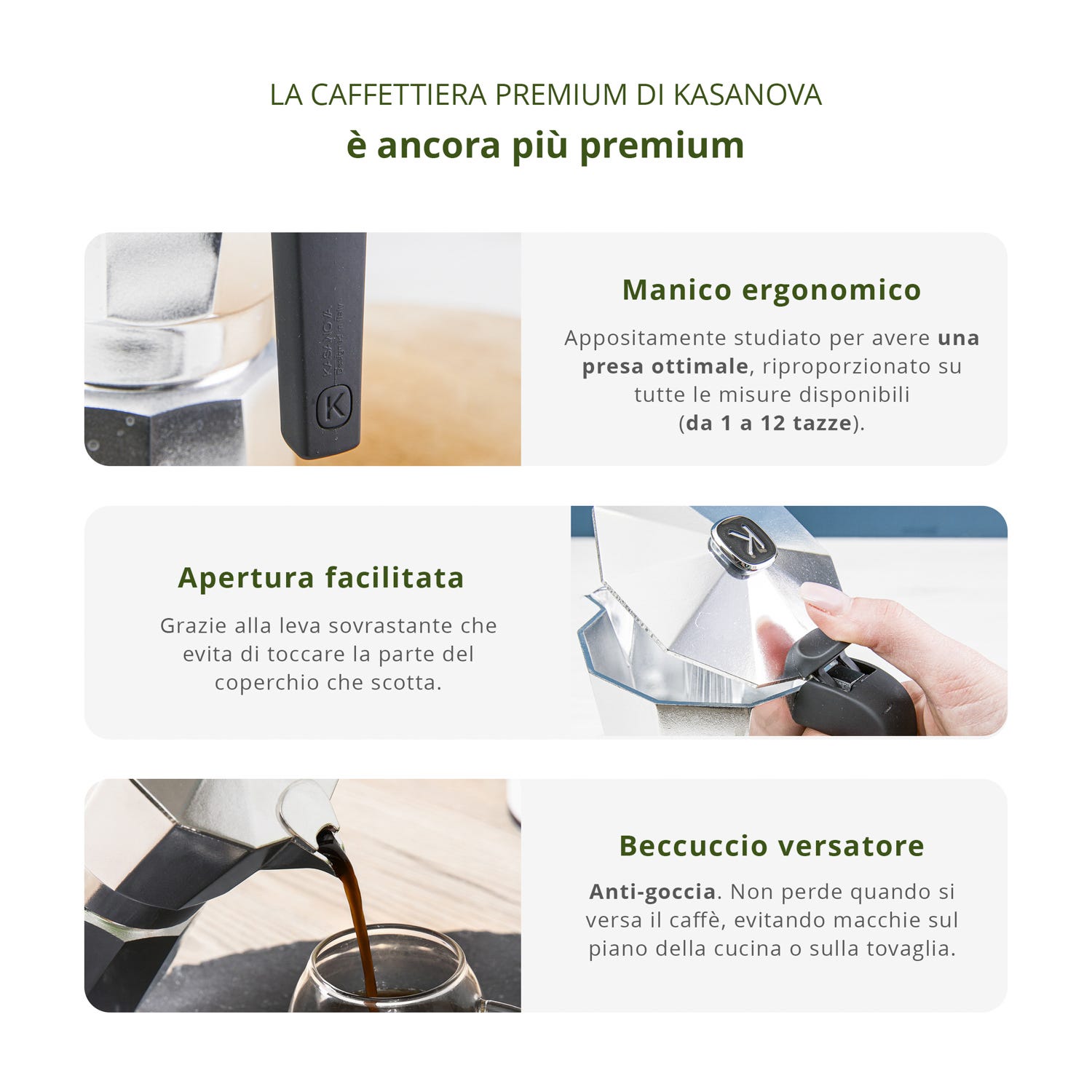 Caffettiera 9 tazze Kasanova Premium