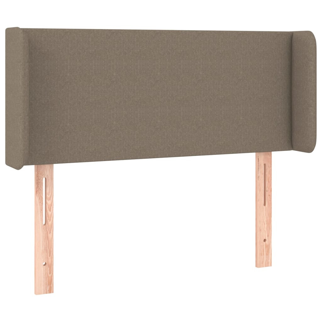 Wezgłowie Taupe 93 x 16 x 78/88 cm Tkanina vidaXL
