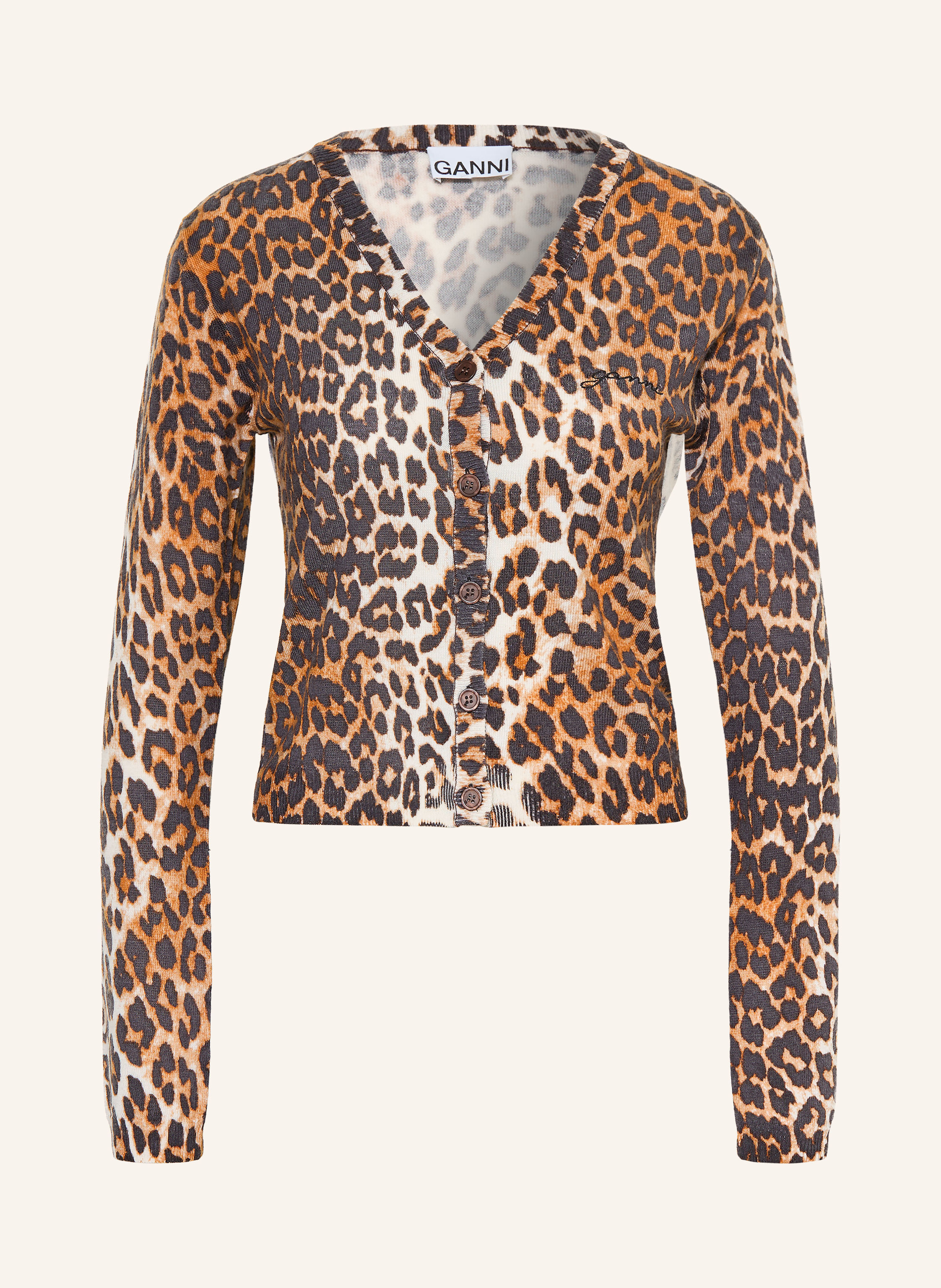 GANNI Strickjacke aus Merinowolle