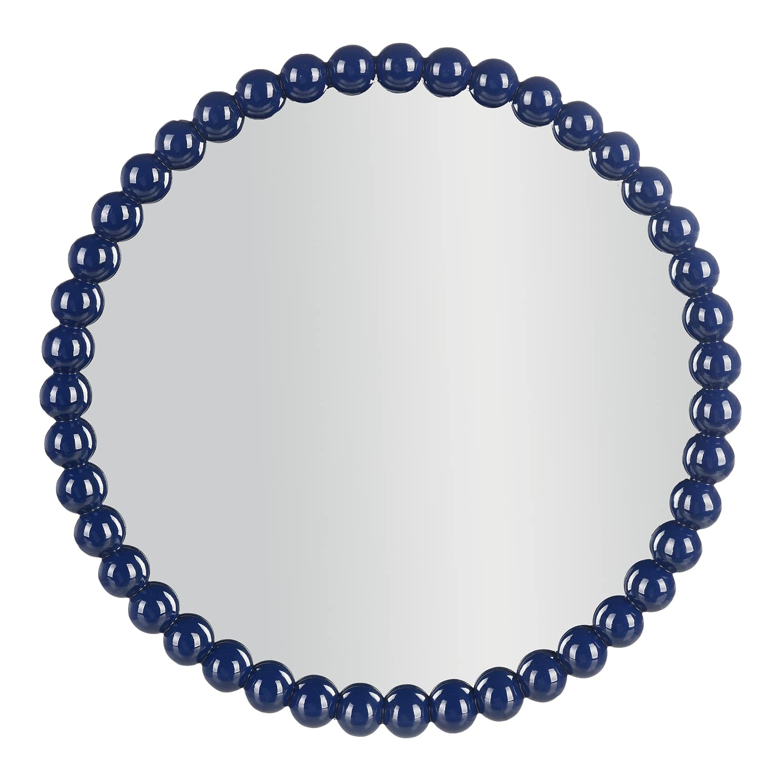 Wandspiegel Kugeln Blau, ⌀ 44 cm, T 25 mm