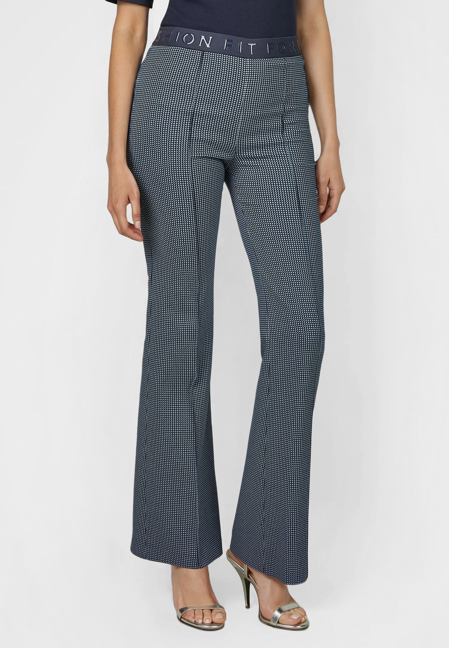 Gemusterte Jacquard-Hose
