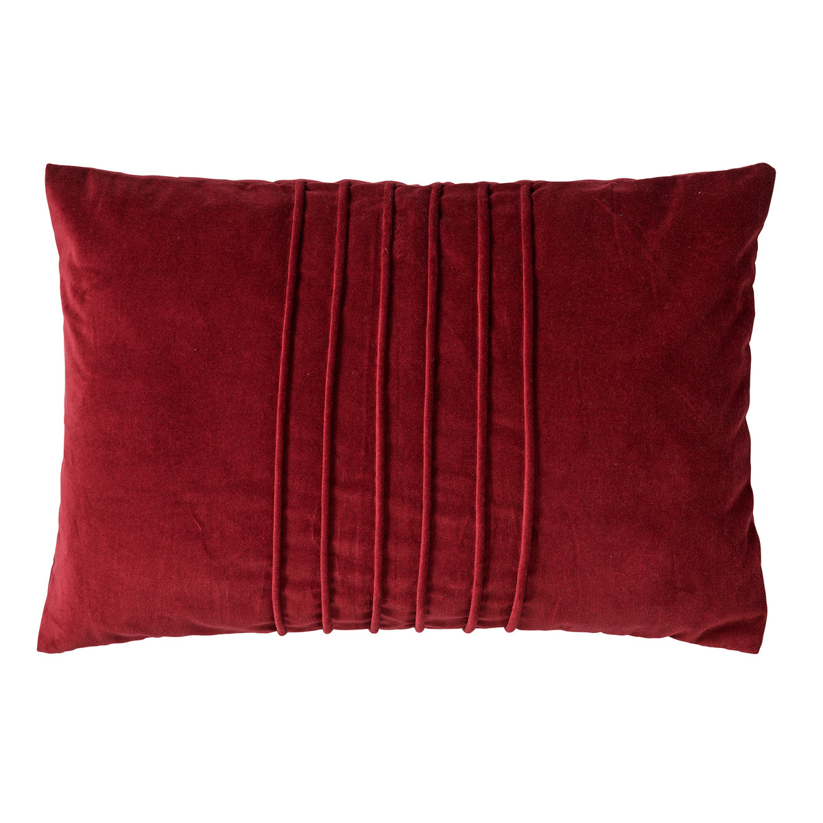 PAX - kussenhoes 40x60 cm - velvet - 100% katoen - Merlot - rood
