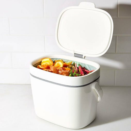 OXO Good Grips Easy Clean Compost Bin 6.62L | White