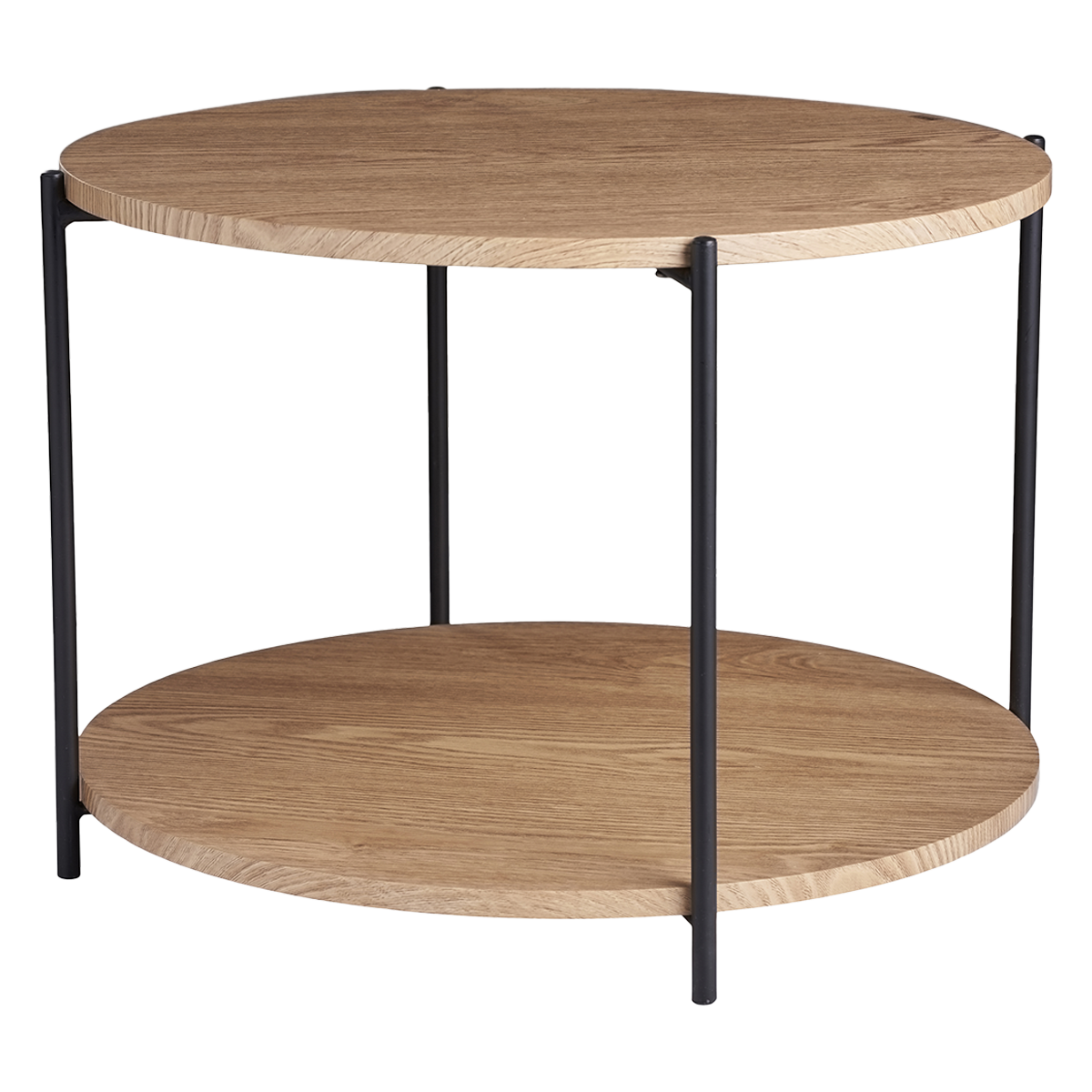Lisomme Lina Ronde Houten Salontafel Ø 55 cm - Naturel