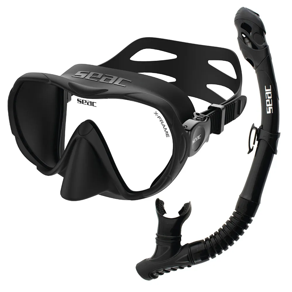 SEAC X-Frame Dry snorkeling set