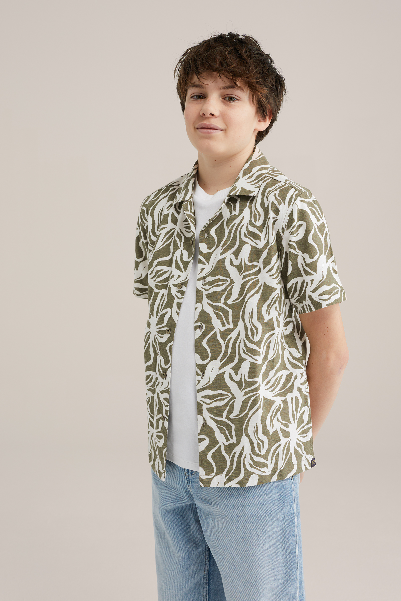 Jongens overhemd met print