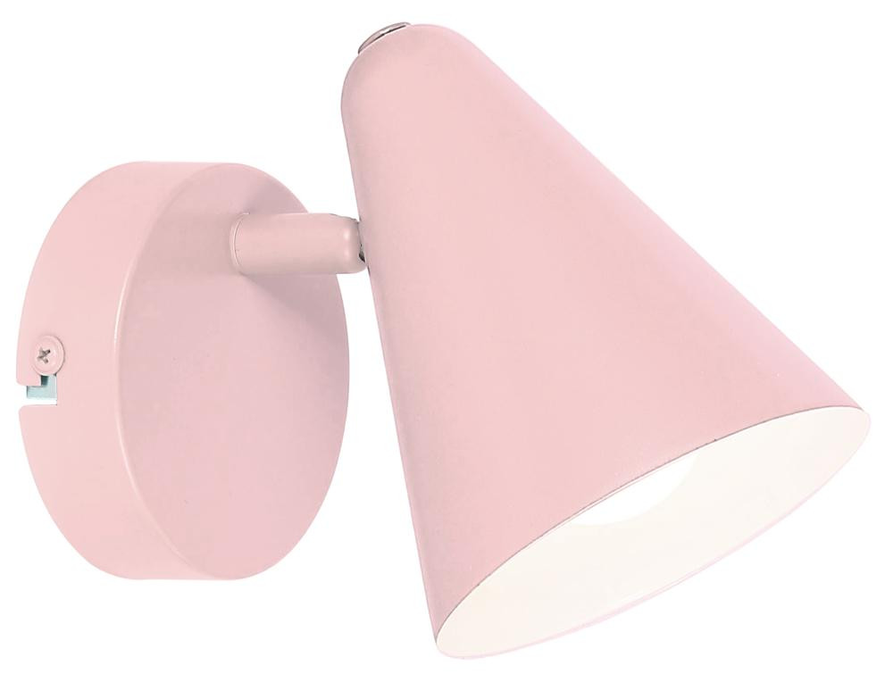 Lampa kinkiet AMOR 1x40w e14 jasny róż