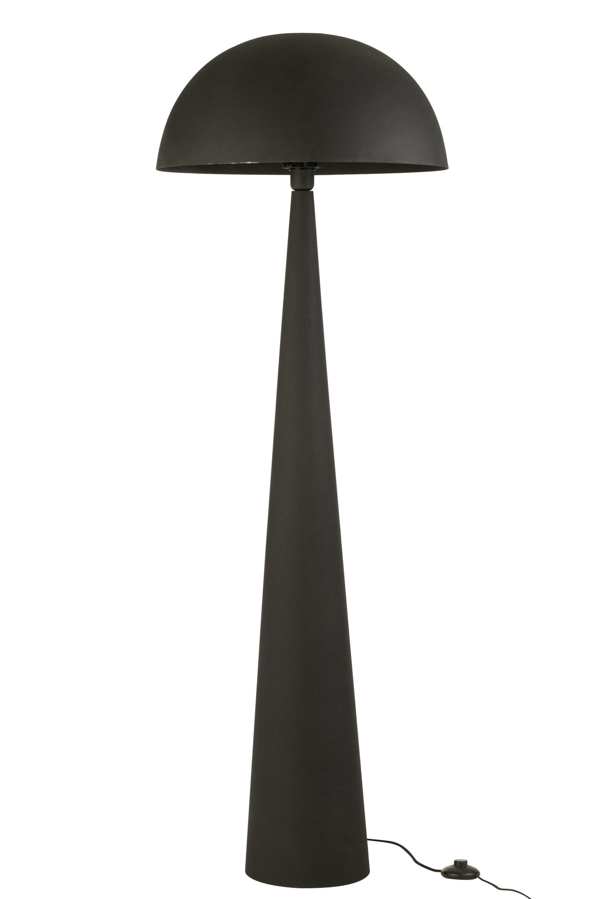 J-Line lamp Paddenstoel - metaal - zwart