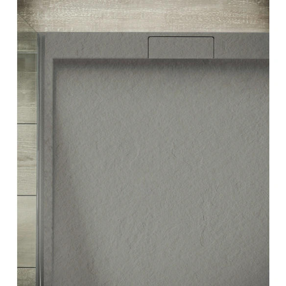 Duschwanne »Zona«, BxT: 90 x 120 cm, zementgrau