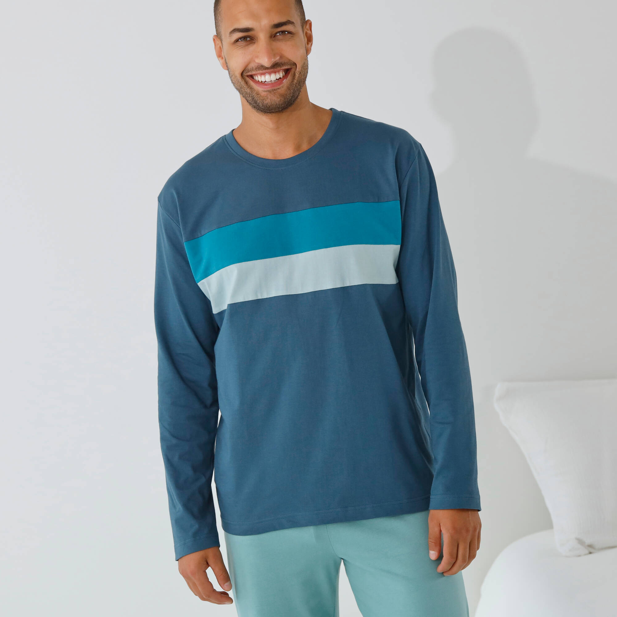 T-shirt pyjama manches longues