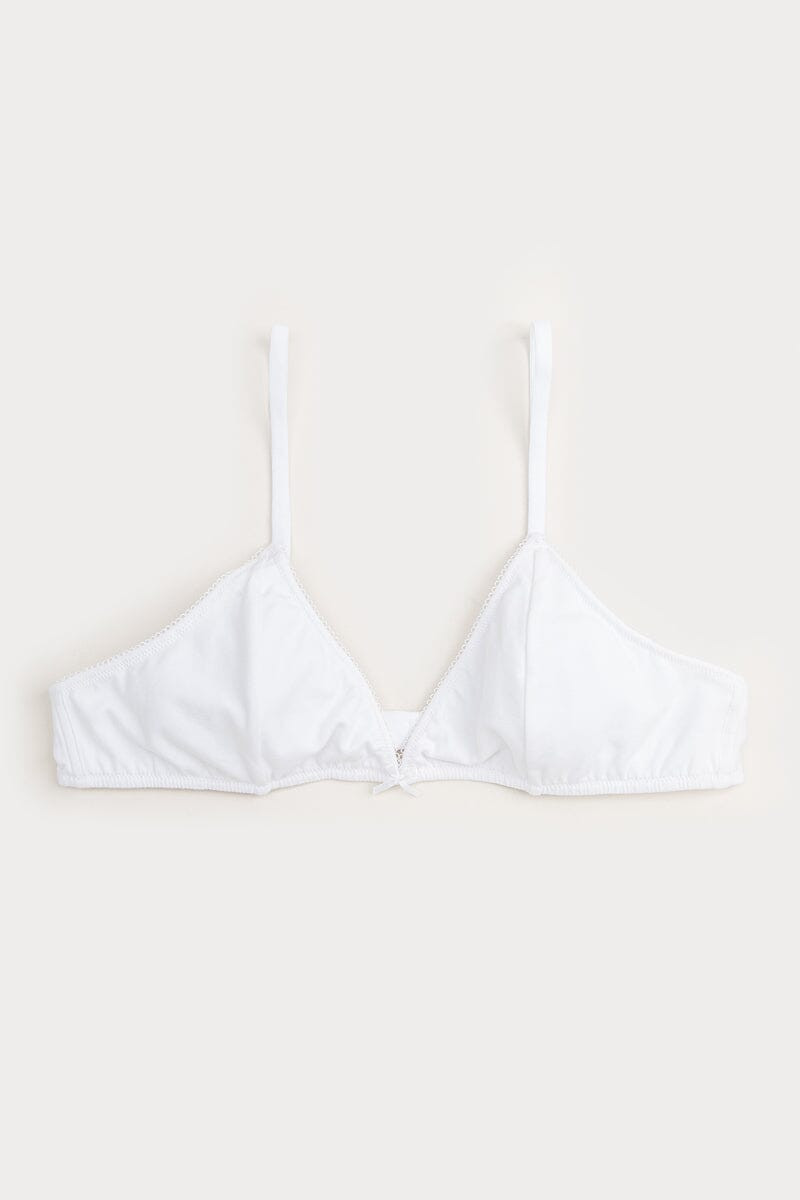 Hello Franki Solid Triangle Bralette for girls