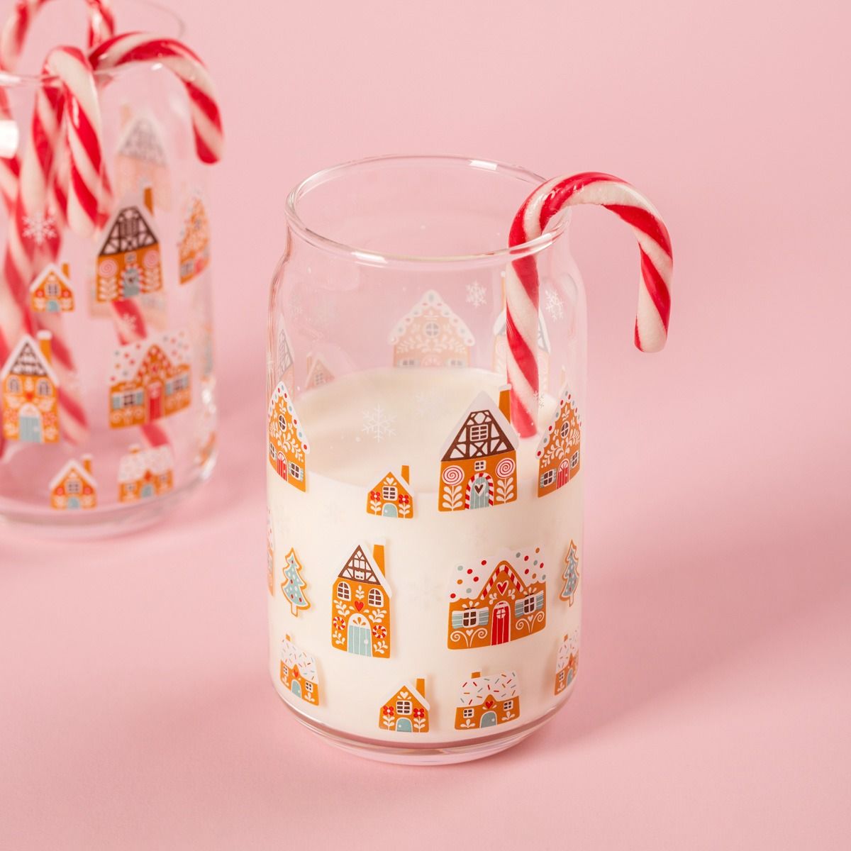 Zestaw szklanek KONEV ze świątecznym printem, 2 szt. 0,53 l