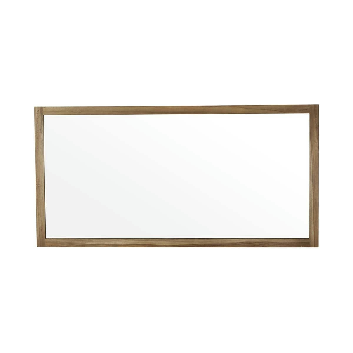 - Miroir en teck massif rectangulaire 160x80 cm