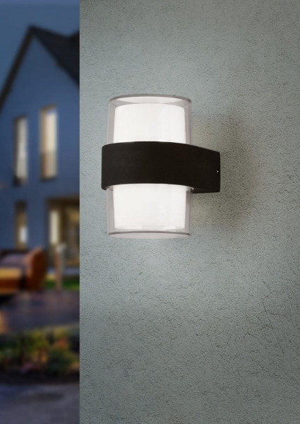 Kinkiet zewnętrzny MOLINAantracytowo-biały LED 2x5W 550lm IP54 RL