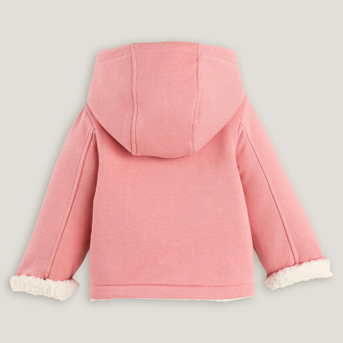 Manteau à capuche, molleton et maille peluche