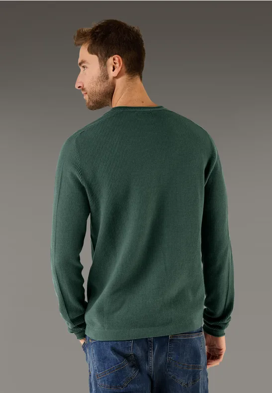 Pullover mit feiner Struktur