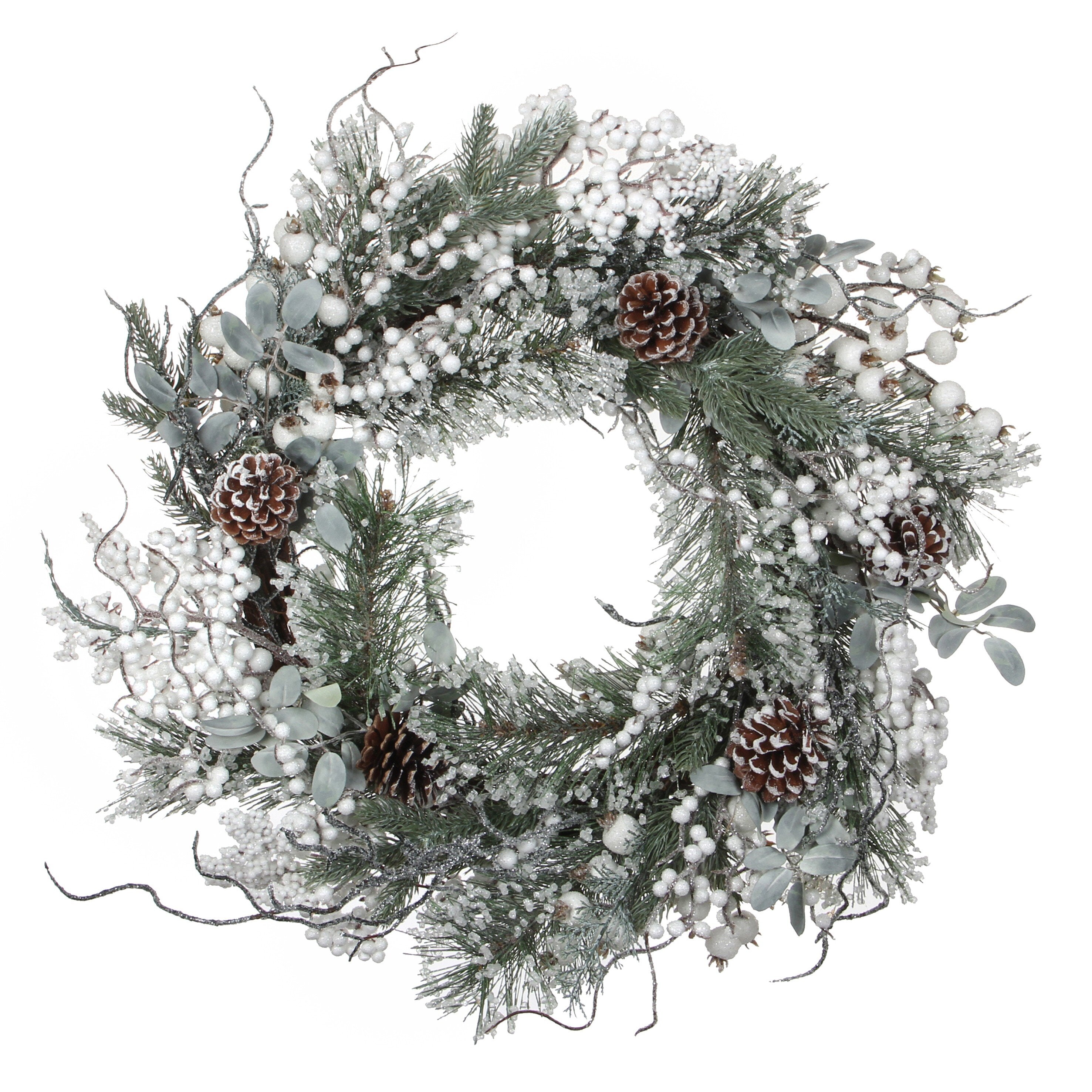 House of Seasons Hardy Kerstkrans - Ø50 cm - Groen