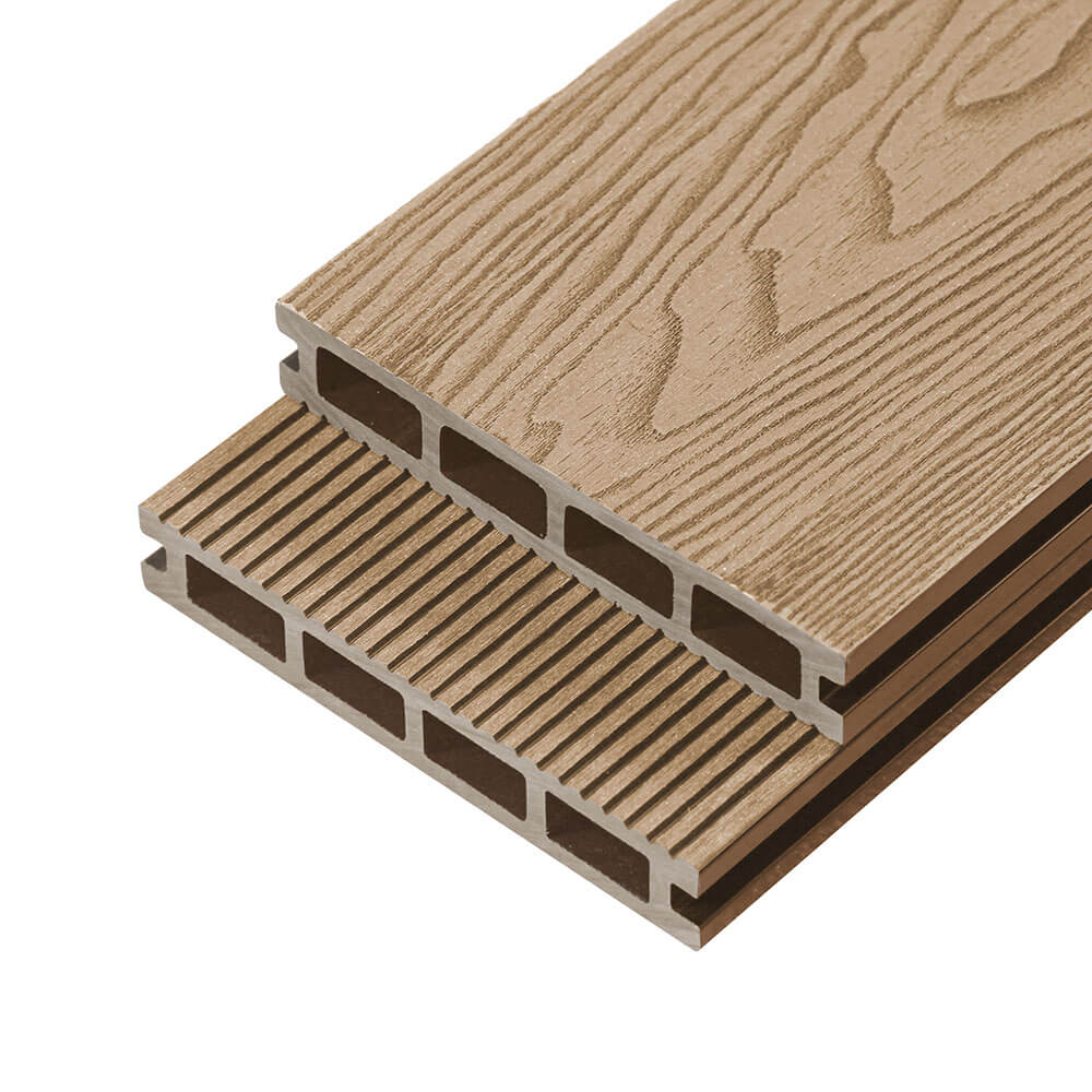 Home Deluxe - WPC terrasplanken complete set (incl. onderstructuur) SAMANA PREMIUM | kleur: teak, afmeting: 2 m²
