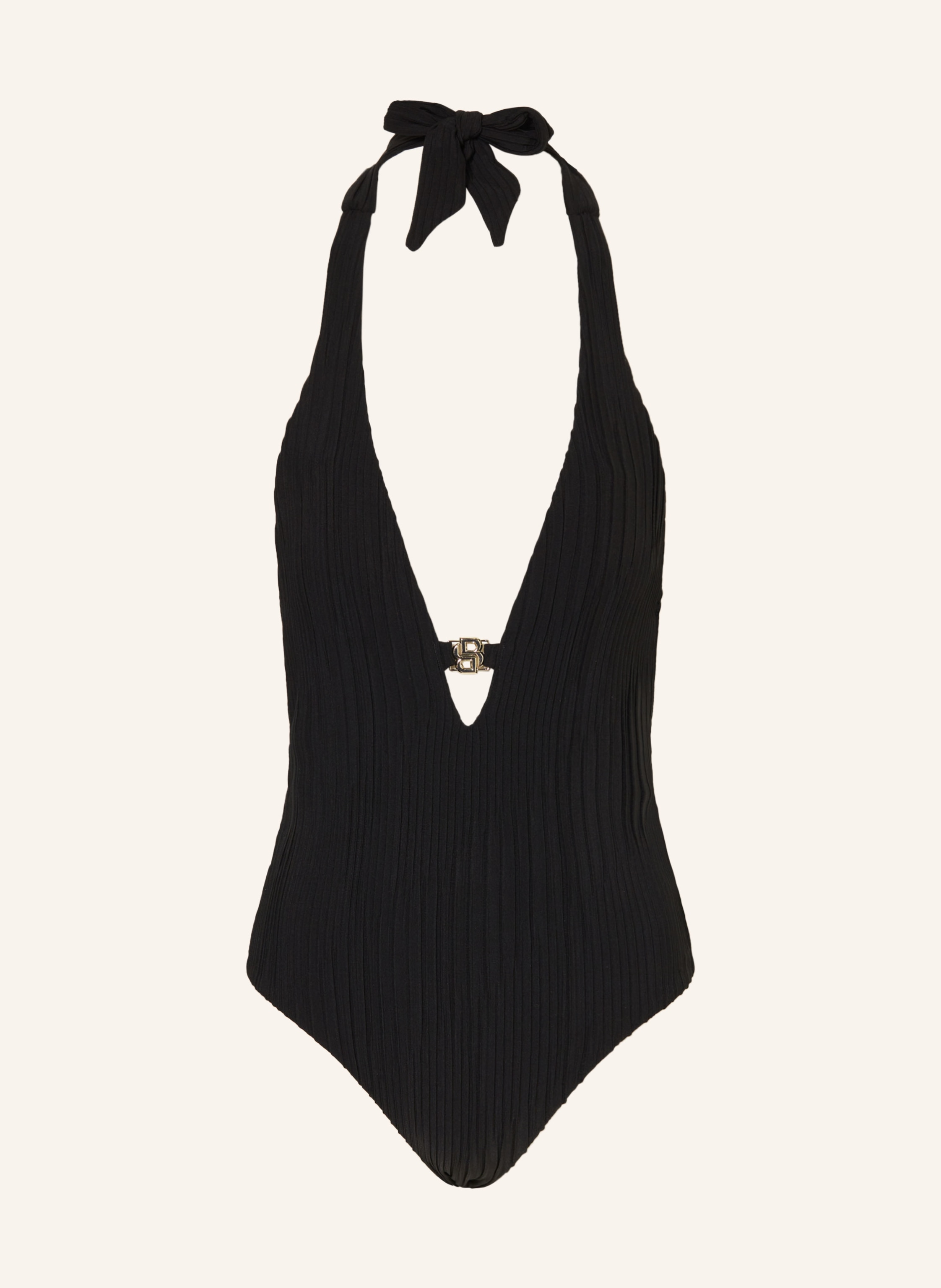 BOSS Neckholder-Badeanzug DOUBLE B mit Cut-out