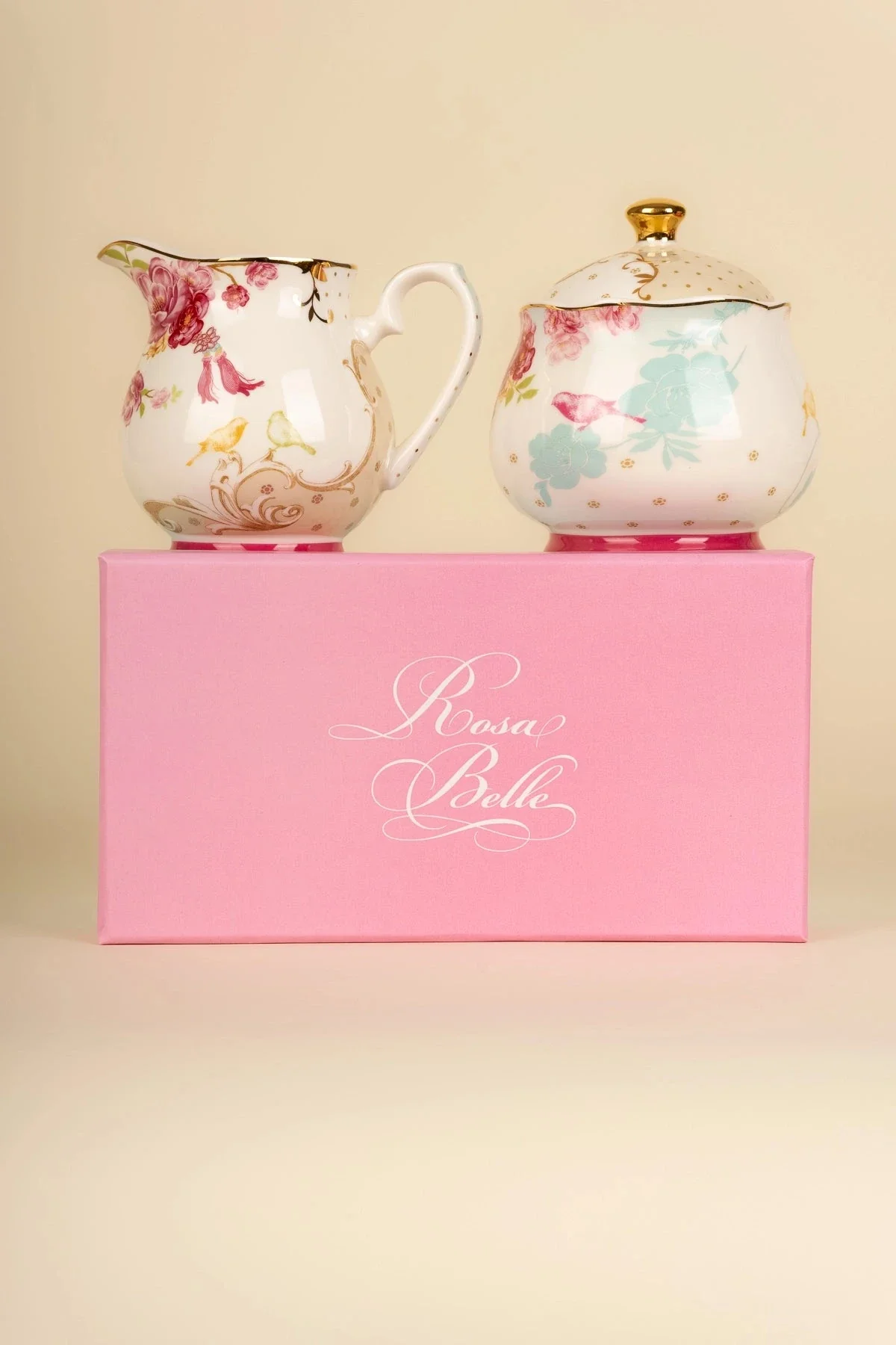 Rosa Belle Sugar & Creamer Set