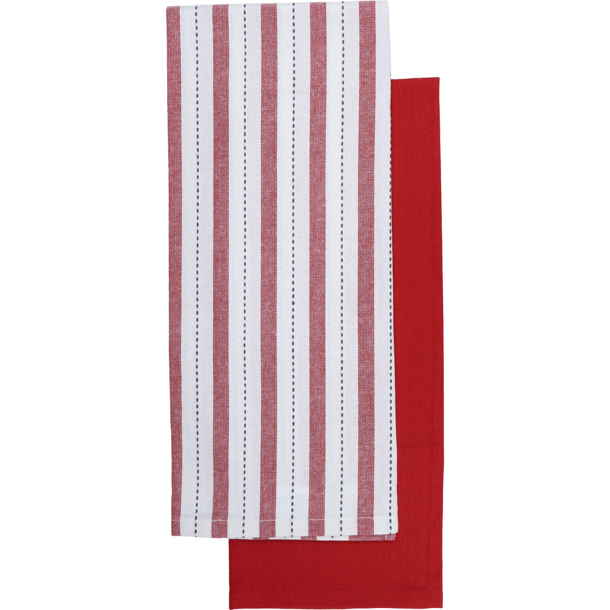 Conjunto de 2 panos de cozinha CHARLIZE vermelho 50x70cm