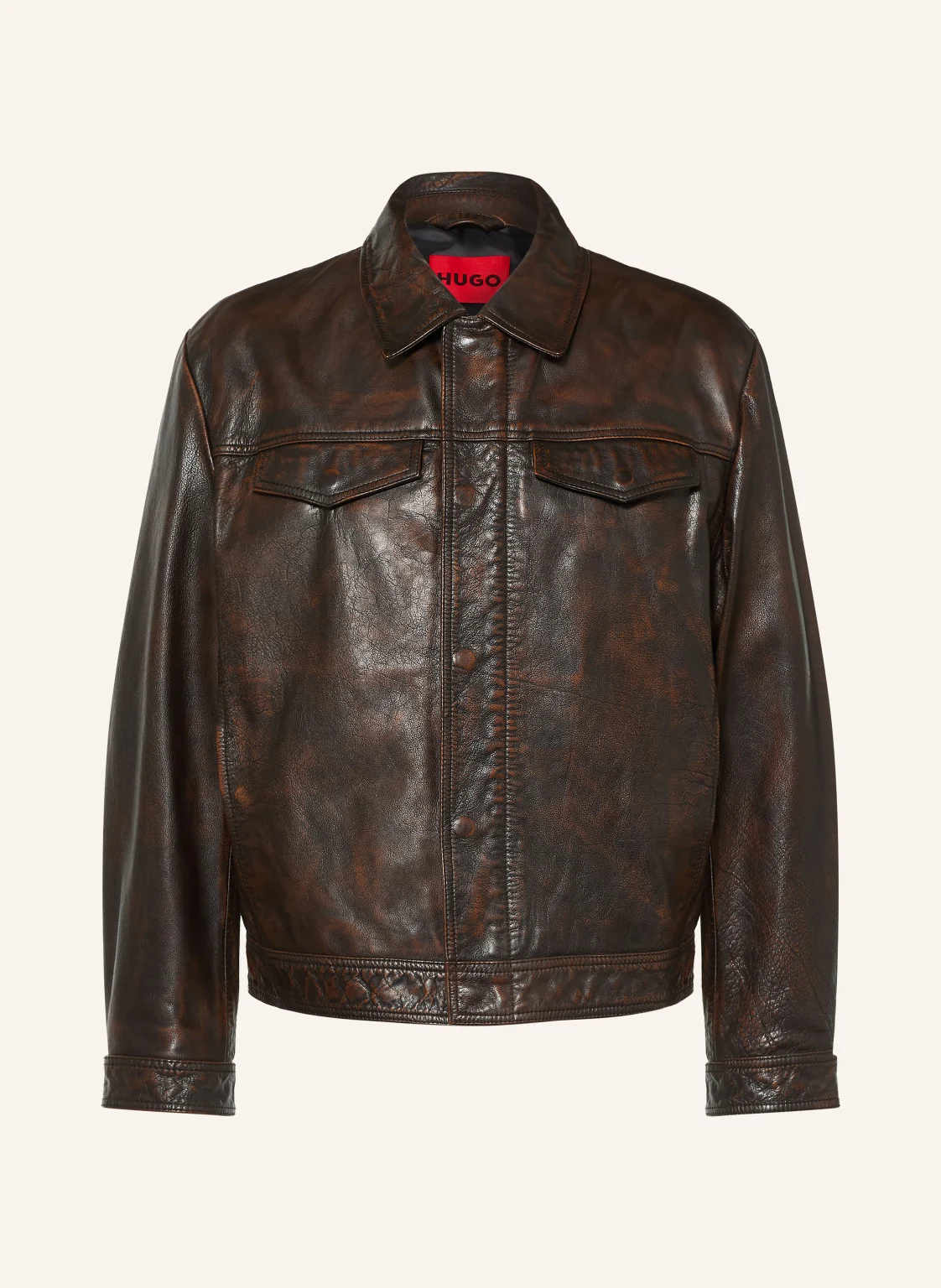 HUGO Lederjacke LERANO