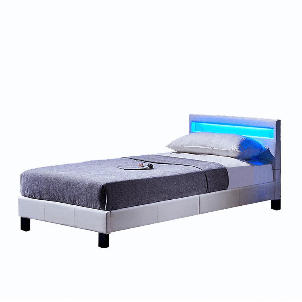 Home Deluxe LED bed ASTRO Wit 90 x 200 cm