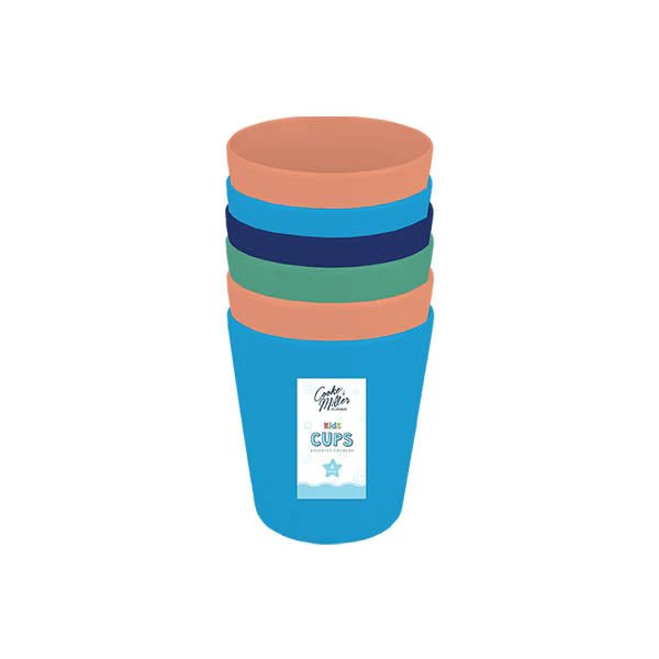 Cooke & Miller Blue Cups 6 Pack
